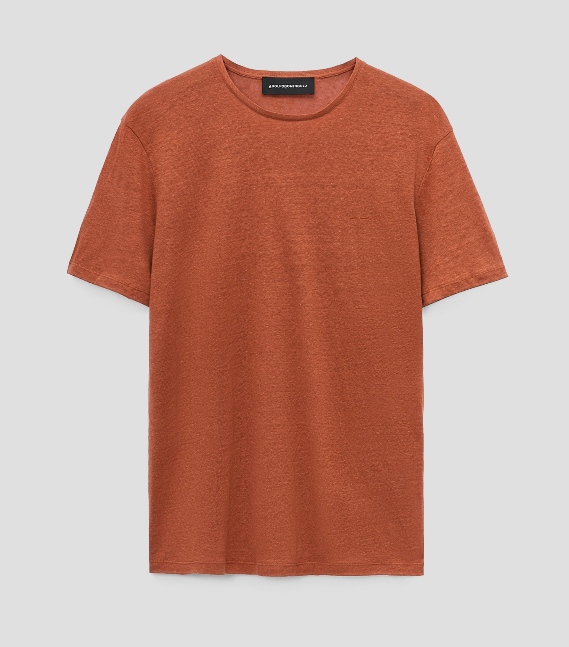 Playera cuello redondo manga corta jaspeada Hombre
